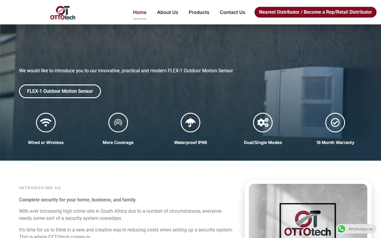 OTTOtech website