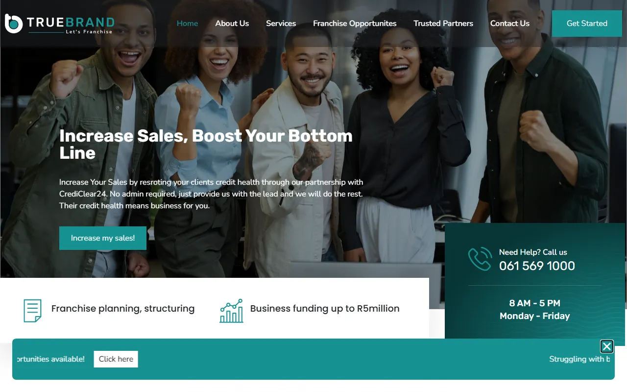 Truebrand website